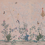 Обои ручная роспись Cecily pink варинант исполнения - 1 | Loft Concept в Челябинске