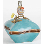 Фарфоровая шкатулка с птицей Eden Garden Blue варинант исполнения - 2 | Loft Concept в Челябинске