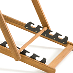 Шезлонг из акации и ткани Argentina варинант исполнения - 9 | Loft Concept в Челябинске