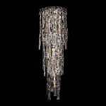 Бра с каскадом из прозрачного хрусталя и корпусом из металла цвета хром Constant Sparks варинант исполнения - 8 | Loft Concept в Челябинске