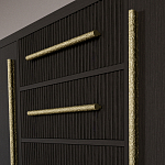 Буфет Primo с тремя ящиками и двумя фасадами Темный орех варинант исполнения - 7 | Loft Concept в Челябинске