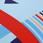 Подушка декоративная из хлопка по мотивам нанайских орнаментов Ural and Siberian Patterns варинант исполнения - 4 | Loft Concept в Челябинске