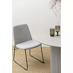 Стул мягкий светло-серый Chair Gray Runners варинант исполнения - 9 | Loft Concept в Челябинске