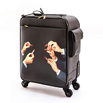 Чемодан дорожный SELETTI Travel Kit Trolley Lipstick Black варинант исполнения - 3 | Loft Concept в Челябинске