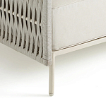 Диван садовый с плетеными ремешками и спинкой  Kleo варинант исполнения - 4 | Loft Concept в Челябинске