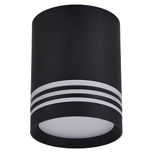 Накладной черный спот Pointo Three