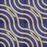 Дизайнерская плитка с узором Круги  варинант исполнения - 1 | Loft Concept в Челябинске