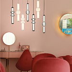 Подвесной светильник с белыми матовыми плафонами Hiding secrets варинант исполнения - 6 | Loft Concept в Челябинске