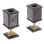 Настольный письменный набор из нефрита на ножках Executive Recruitment варинант исполнения - 3 | Loft Concept в Челябинске