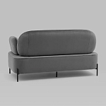 Диван в велюровой обивке серого цвета COLOR BLOCK варинант исполнения - 4 | Loft Concept в Челябинске