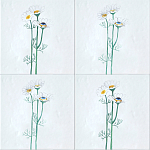 Плитка с узором Ромашки варинант исполнения - 1 | Loft Concept в Челябинске