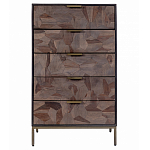 Высокая тумба с выдвижными ящиками Mosaic варинант исполнения - 1 | Loft Concept в Челябинске