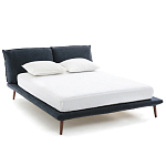 Двуспальная кровать с мягким изголовьем Daniel Bed варинант исполнения - 1 | Loft Concept в Челябинске