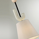 Подвесной светильник с бежевым тканевым плафоном Flourish варинант исполнения - 4 | Loft Concept в Челябинске