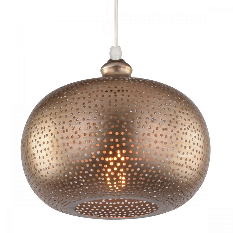 Подвесной светильник perforation oriental ornament sphere Золотой в Челябинске | Loft Concept 