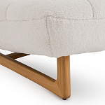 Кресло с обивкой букле Lino White  Boucle Armchair варинант исполнения - 5 | Loft Concept в Челябинске