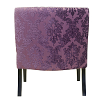 Полукресло с мягкой обивкой из жаккарда на 4-х ножках из массива березы Baroque Armchair violet варинант исполнения - 2 | Loft Concept в Челябинске