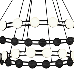 Люстра двухъярусная с круглыми светодиодными источниками света Maxine Light варинант исполнения - 5 | Loft Concept в Челябинске