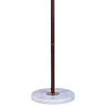 Торшер с плиссированным белым абажуром Pleated White Floor Lamp варинант исполнения - 3 | Loft Concept в Челябинске