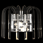 Бра цвета никель с изогнутыми хрустальными элементами Radiant Ribbons варинант исполнения - 1 | Loft Concept в Челябинске