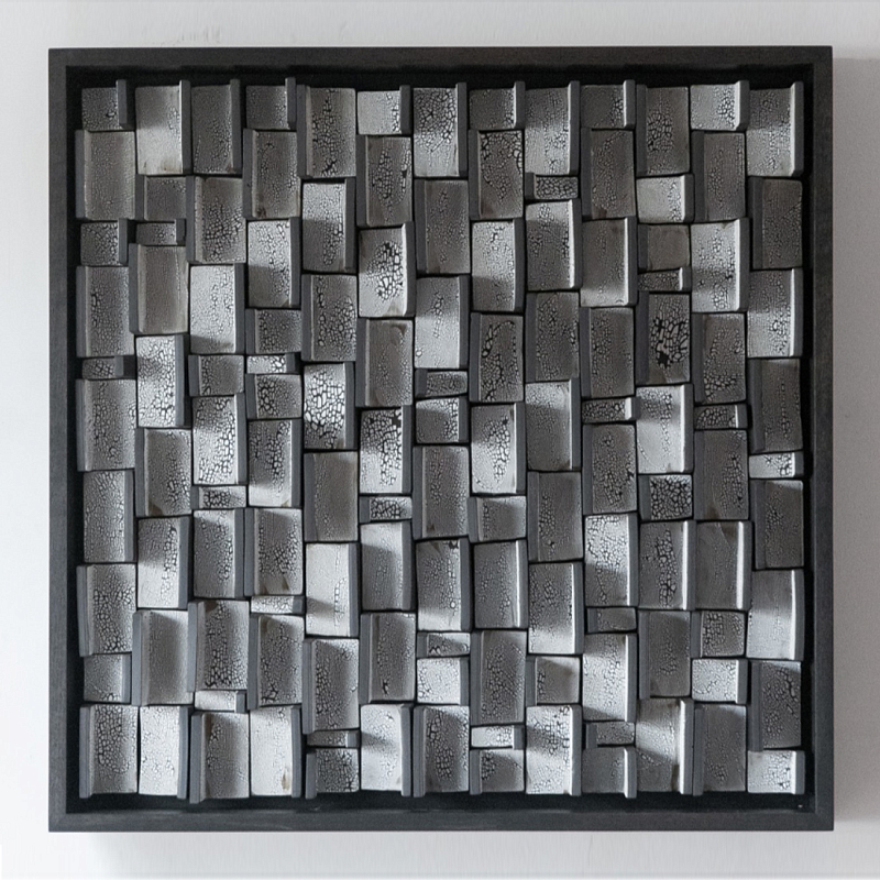 Абстрактное Объемное Панно Industrial panel Travers Coals Серый в Челябинске | Loft Concept 