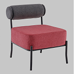 Кресло Ponpoun тёмно-серый бордо варинант исполнения - 1 | Loft Concept в Челябинске