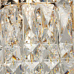 Потолочный светильник круглый с прозрачными подвесками Lunet варинант исполнения - 5 | Loft Concept в Челябинске