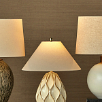 Настольная лампа с волнистым узором и абажуром в форме конуса Macrame варинант исполнения - 4 | Loft Concept в Челябинске