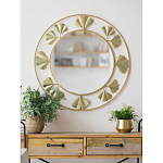 Зеркало настенное в металлическом обрамлении Mirror Golden Portal варинант исполнения - 3 | Loft Concept в Челябинске