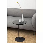 Кофейный столик черный круглый Graceful Base варинант исполнения - 1 | Loft Concept в Челябинске