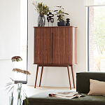 Буфет с двумя раздвижными дверцами Toinette Brown Wooden Cupboard варинант исполнения - 7 | Loft Concept в Челябинске