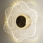 Бра в виде цветка Loggia White Flower Acrylic Wall Lamp варинант исполнения - 2 | Loft Concept в Челябинске