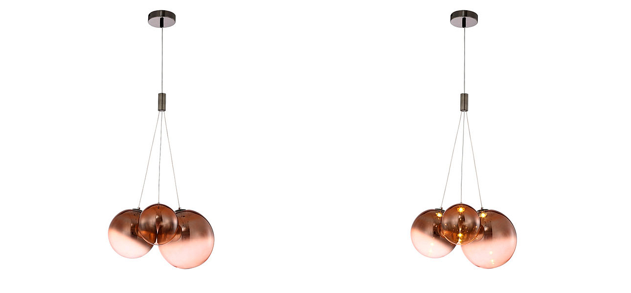 Светильник подвесной медь Balls Lamp Светильник подвесной медь Balls Lamp - Loft-Concept в Челябинске