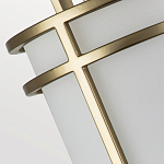 Бра с геометрическим каркасом и матовым белым цилиндрическим плафоном Feiss варинант исполнения - 2 | Loft Concept в Челябинске