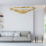 Люстра подвесная с 3-мя ассиметричными светодиодными лампами Golden Current варинант исполнения - 2 | Loft Concept в Челябинске