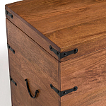 Деревянный сундук из массива манго Mango Wooden Chest Brown варинант исполнения - 2 | Loft Concept в Челябинске
