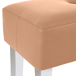 Мягкий пуф на белых ножках Winton Pouf варинант исполнения - 3 | Loft Concept в Челябинске