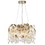 Люстра с декоративными подвесками из прозрачного стекла в форме монеток FAIRYTREE Light варинант исполнения - 3 | Loft Concept в Челябинске