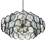 Люстра с каскадом из круглых стеклянных дисков Small Round Sequins варинант исполнения - 2 | Loft Concept в Челябинске