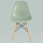 Пластиковый стул на ножках из массива бука Eames Mint варинант исполнения - 3 | Loft Concept в Челябинске