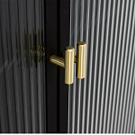 Сервант четырехдверный с рифленым стеклом The Keeper варинант исполнения - 3 | Loft Concept в Челябинске