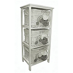 Стеллаж для детской с животными с плетенными корзинами Cute Elephant варинант исполнения - 2 | Loft Concept в Челябинске