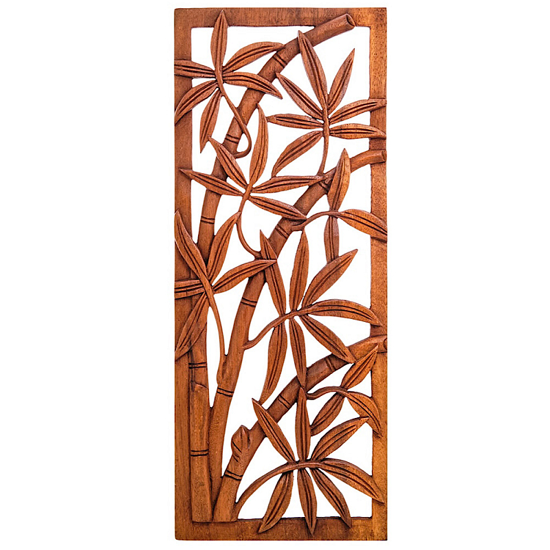 Панно из дерева Bamboo Panel With Trees Коричневый в Челябинске | Loft Concept 