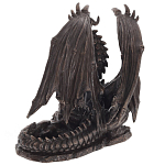 Декоративная статуэтка Дракон Dragon Dark Bronze Statuette варинант исполнения - 4 | Loft Concept в Челябинске