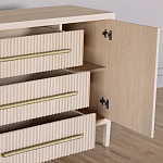 Буфет Primo с тремя ящиками и двумя фасадами Светлый дуб варинант исполнения - 6 | Loft Concept в Челябинске