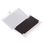 Визитница карманная металлическая с накладкой из натурального камня Апатит Stone Business Card Holders варинант исполнения - 3 | Loft Concept в Челябинске