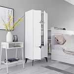 Комод белый с 4-мя дверцами на металлических ножках SPARK MULTIPURPOSE CABINET WHITE варинант исполнения - 6 | Loft Concept в Челябинске