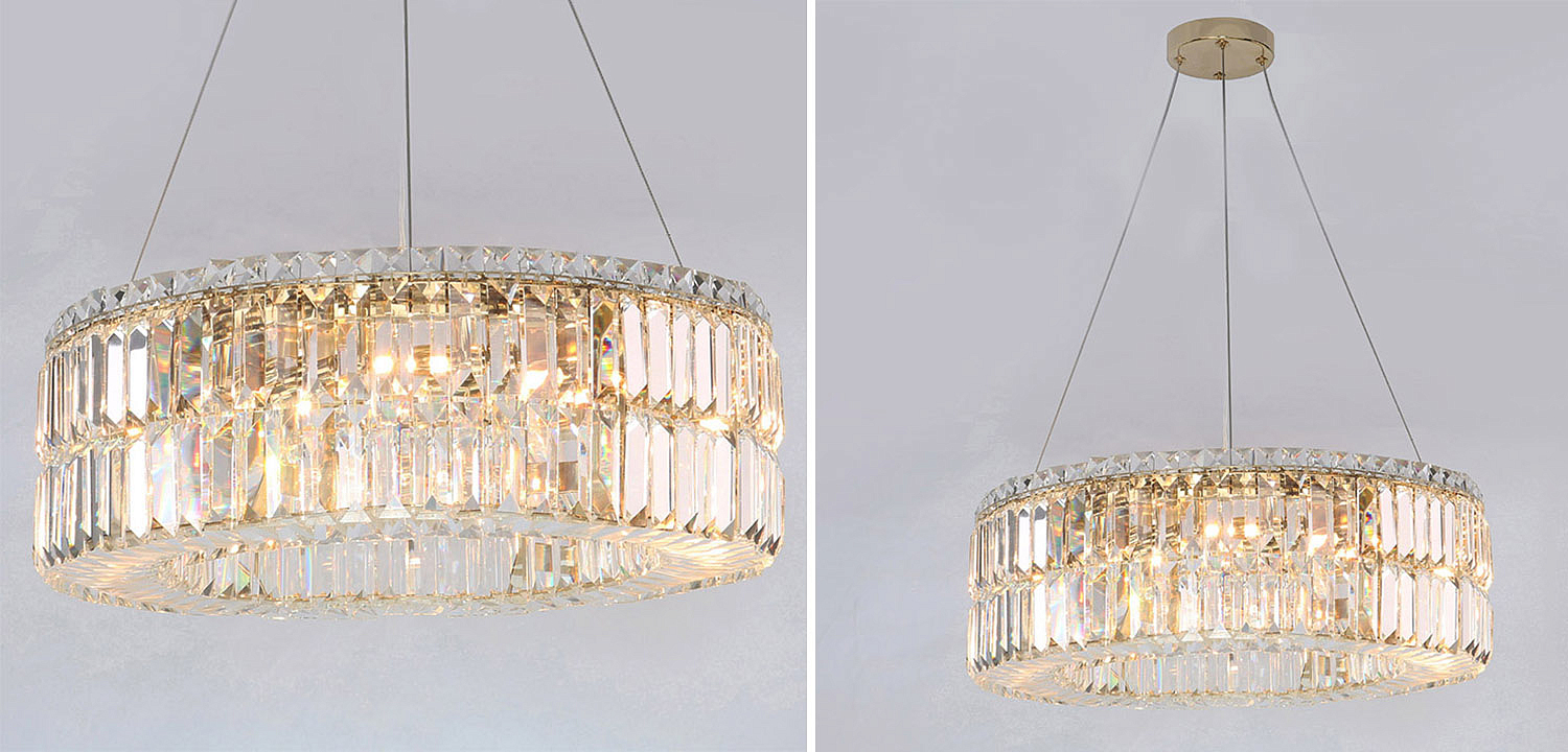 Люстра Darleen Crystal Gold Chandelier 12 Люстра Darleen Crystal Gold Chandelier 12 - Loft-Concept в Челябинске