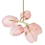 Дизайнерский Светильник Lilly Pink Tulip Lamp розовый плафон  варинант исполнения - 1 | Loft Concept в Челябинске