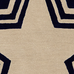 Дизайнерский ковер в виде звезды Poltronova Tappeto Stellina  Navy Blue Grey Rug варинант исполнения - 5 | Loft Concept в Челябинске